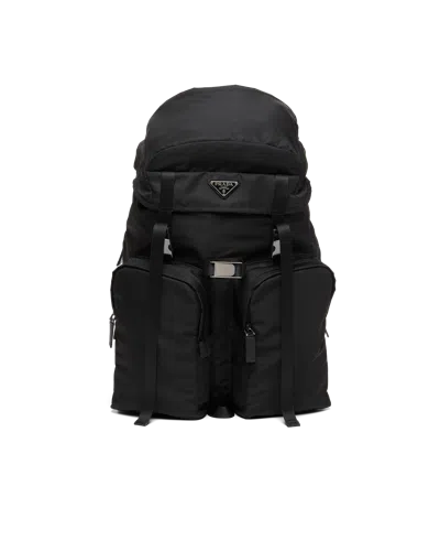 PRADA RE-NYLON AND SAFFIANO LEATHER BACKPACK