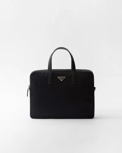 PRADA BRIEFTASCHE AUS RE-NYLON UND SAFFIANO-LEDER