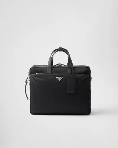PRADA BRIEFTASCHE AUS RE-NYLON UND SAFFIANO-LEDER