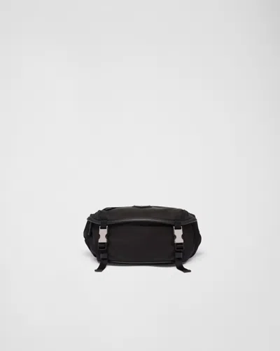 PRADA RE-NYLON AND SAFFIANO LEATHER SHOULDER BAG