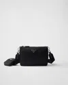 Prada Re-nylon And Saffiano Leather Shoulder Bag