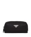 Prada Logo-plaque Cosmetic Pouch