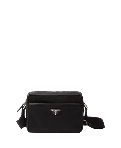 PRADA RE-NYLON AND SAFFIANO SHOULDER BAG