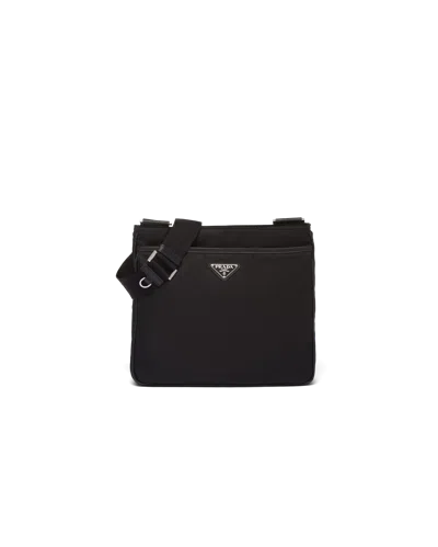 PRADA RE-NYLON AND SAFFIANO SHOULDER BAG