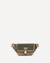 Prada Re-nylon And Suede Fanny Pack
