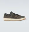 Prada Downtown Re-nylon Low-top Sneakers In Brown