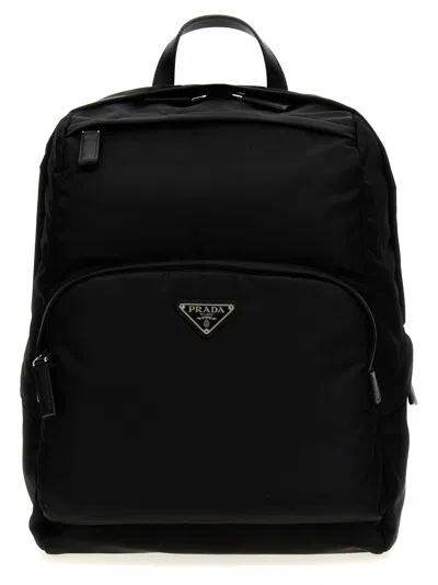 Prada Re-nylon Backpack Backpacks Black