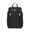 Prada Re-nylon Backpack In Black