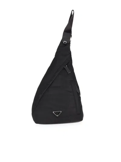 Prada Re-nylon Backpack In Black