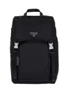 Prada Re-nylon Backpack In Black  