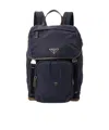 Prada Re-nylon Backpack In Black