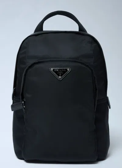 Prada Re-nylon Backpack In Black