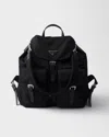 Prada Front-pockets Backpack In Black