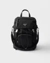Prada Re-nylon Backpack In Black