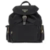 Prada Re-nylon Backpack In Black
