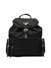 Prada Re-nylon Backpack In Black