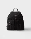 Prada Re-nylon Backpack In Black