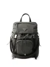 Prada Re-nylon Backpack In Gray
