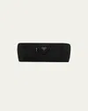 Prada Re-nylon Bandeau Top With Pocket In Nero