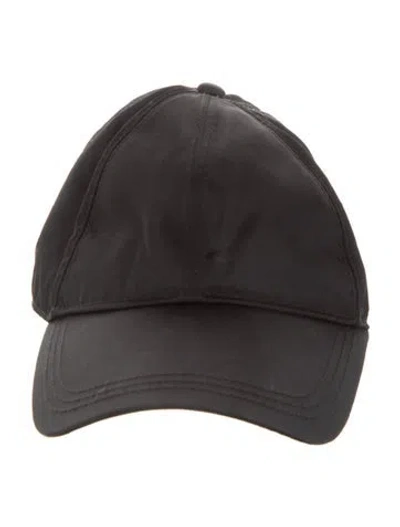 Pre-owned Prada Re Nylon Baseball Cap In Black