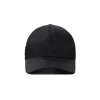Prada Womens Black Brand-plaque Six-panel Recycled-polyamide Baseball Cap In Black