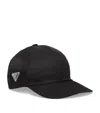 Prada Nylon Baseball Cap 6-panel Construction In Black