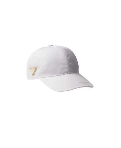 Prada Re-nylon Baseball Cap In Brown