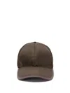 Prada Re-nylon Baseball Cap In Brown