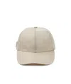 Prada Re-nylon Baseball Cap In Nude