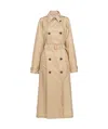 Prada Trenchcoat Aus Leichtem Re-nylon In Rope Ash