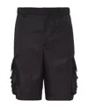 Prada Re-nylon Bermuda Shorts In Black