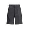Prada Re-nylon Bermuda Shorts In Gray