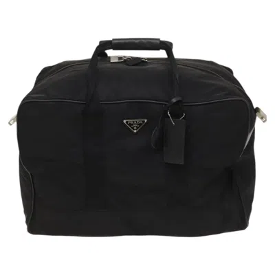Pre-owned Prada Re-nylon Black Nylon Travel Bag ()