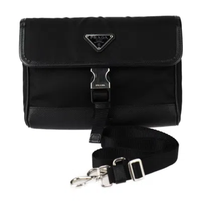 Prada Re-nylon Black Synthetic Shoulder Bag ()