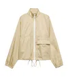 Prada Re-nylon Blouson Jacket In Neutral
