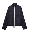 Prada Re-nylon Blouson Jacket In Black