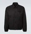 Prada Re-nylon Blouson Jacket In Black