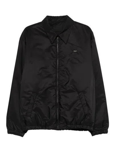 PRADA SHIRT-STYLE COLLAR PADDED JACKET