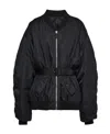 Prada Re-nylon Bomber Jacket In Black