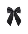 Prada Re-nylon Bow Hair Clip In Black