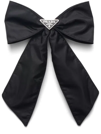 PRADA RE-NYLON BOW HAIR CLIP