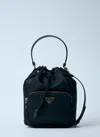 Prada Re-nylon Bucket Bag In Black