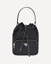 Prada Re-nylon Bucket Bag In Black