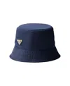 Prada Re-nylon Bucket Hat In Blue