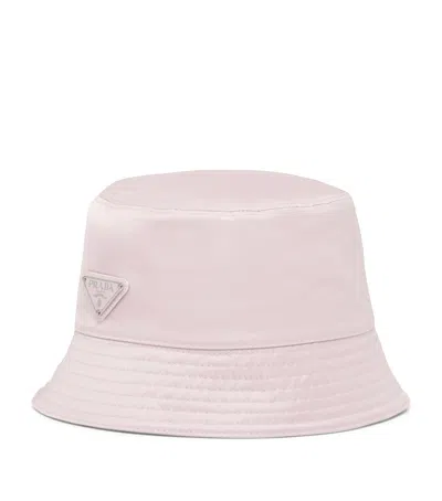 Prada Re-nylon Bucket Hat In Pink