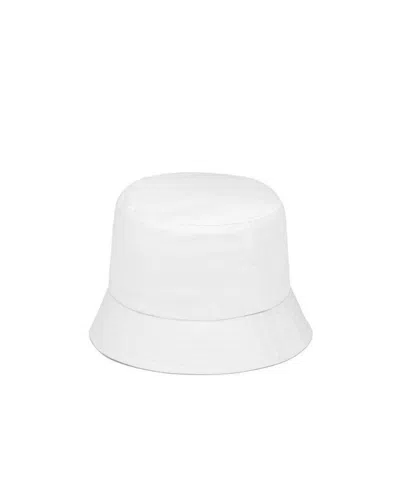 Prada Re-nylon Bucket Hat In White