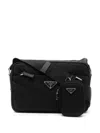 Prada Re-nylon Logo Plaque Crossbody Bag