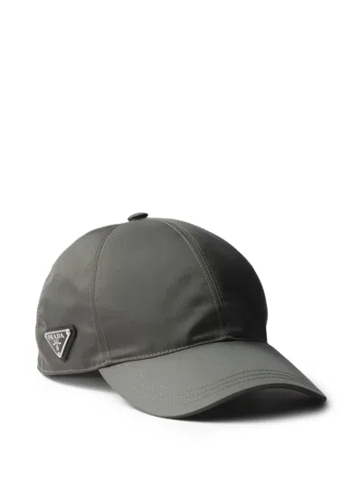 Prada Re-nylon Cap In Green