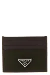 Prada Re-nylon Cards Holder In Green