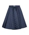 Prada Re-nylon Circle Skirt In Blue